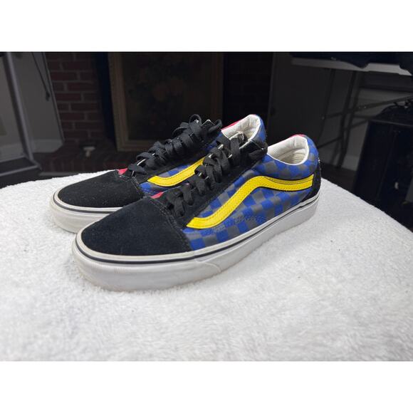 Vans Old Skool Mismatch Checkerboard Colorblock Skate Shoes Men’s 8 W 9.5 500714 main image 7